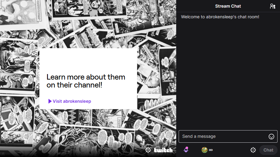 A clickable image linking to ABROKENSLEEP twitch channel